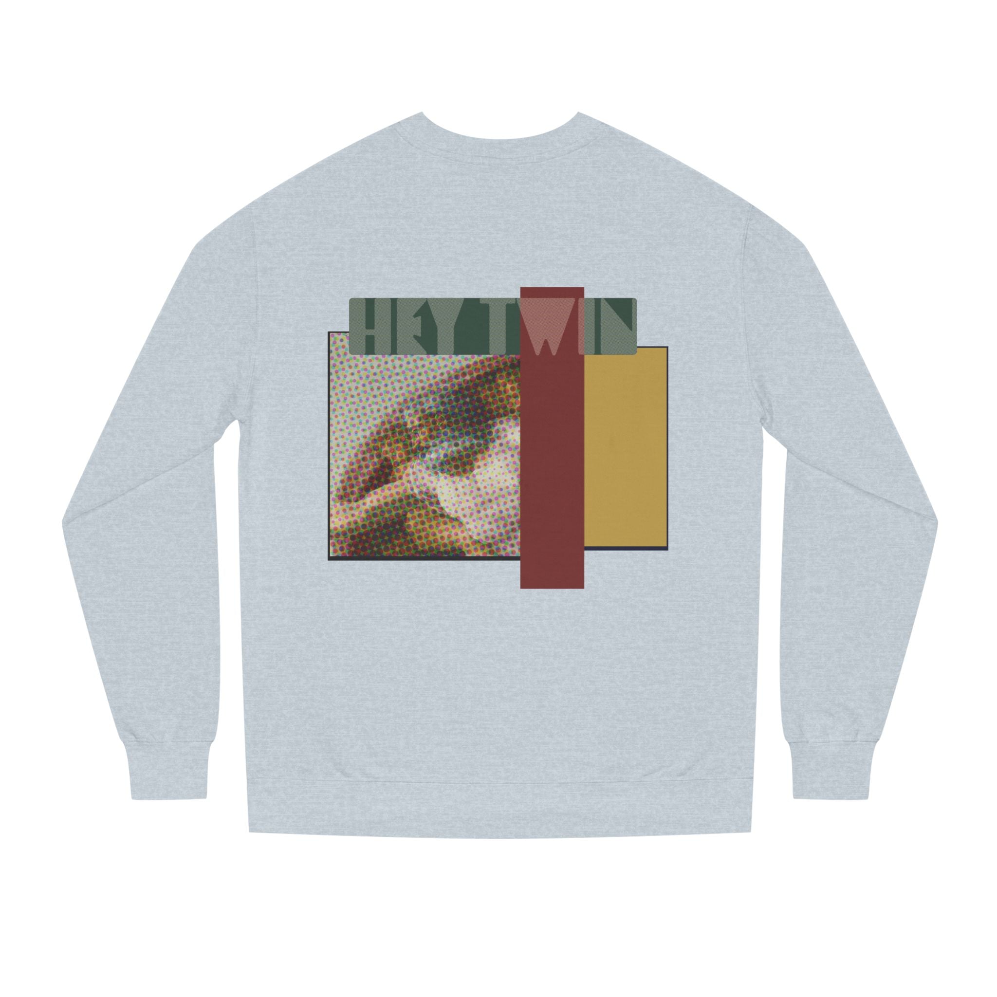 HEY TWIN / Retro Collage Crewneck — Vintage Classical Pop Art Graphic
