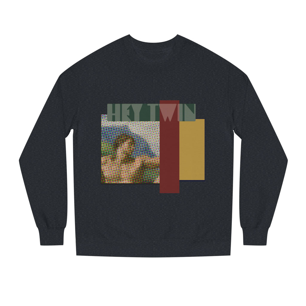 HEY TWIN / Retro Collage Crewneck — Vintage Classical Pop Art Graphic
