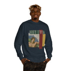 HEY TWIN / Retro Collage Crewneck — Vintage Classical Pop Art Graphic