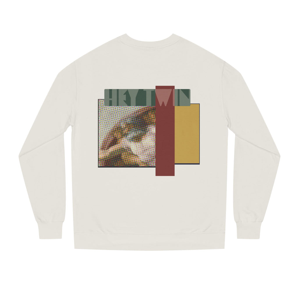 HEY TWIN / Retro Collage Crewneck — Vintage Classical Pop Art Graphic