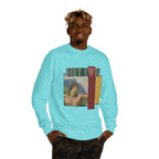 HEY TWIN / Retro Collage Crewneck — Vintage Classical Pop Art Graphic