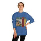 HEY TWIN / Retro Collage Crewneck — Vintage Classical Pop Art Graphic