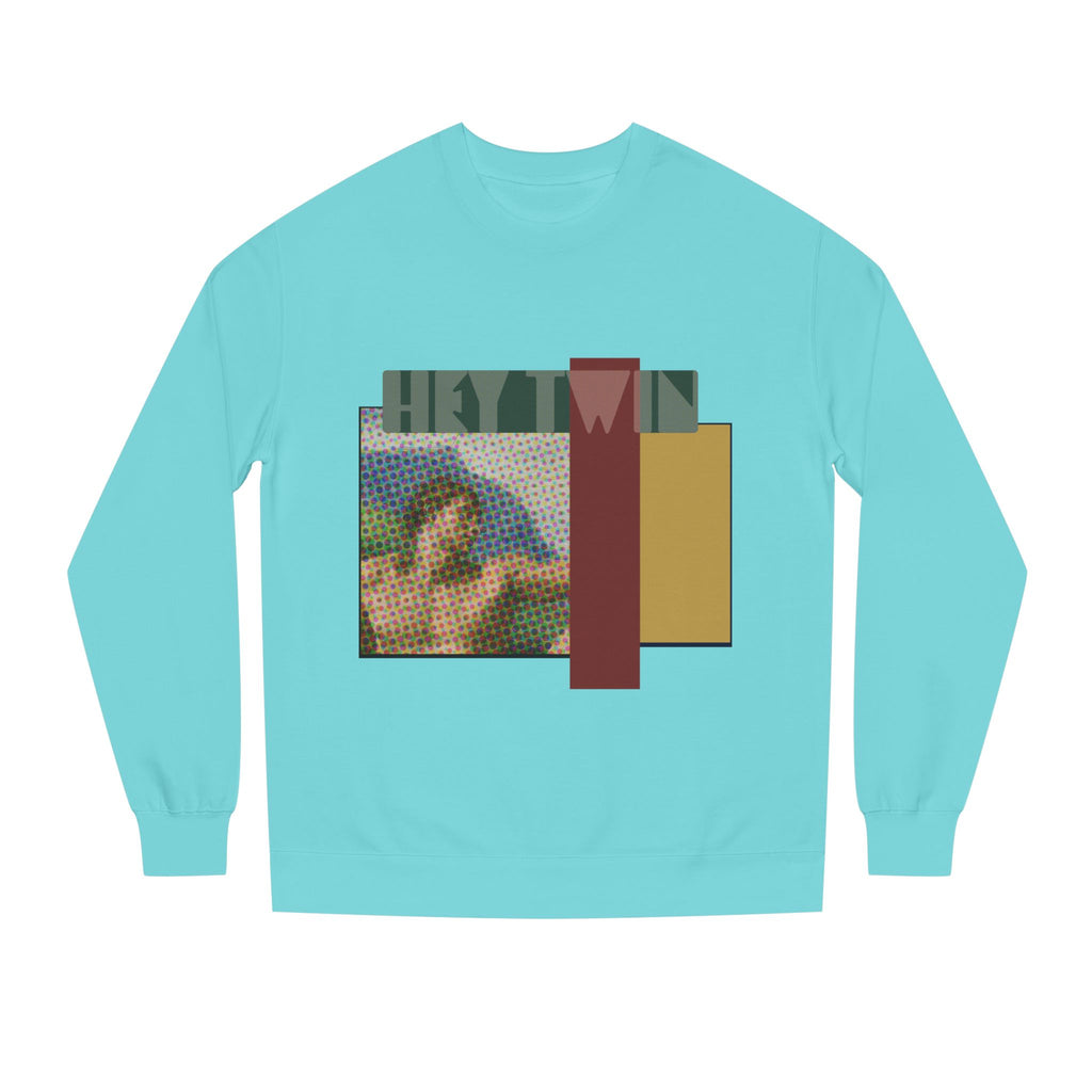 HEY TWIN / Retro Collage Crewneck — Vintage Classical Pop Art Graphic