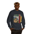 HEY TWIN / Retro Collage Crewneck — Vintage Classical Pop Art Graphic