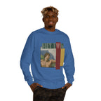 HEY TWIN / Retro Collage Crewneck — Vintage Classical Pop Art Graphic