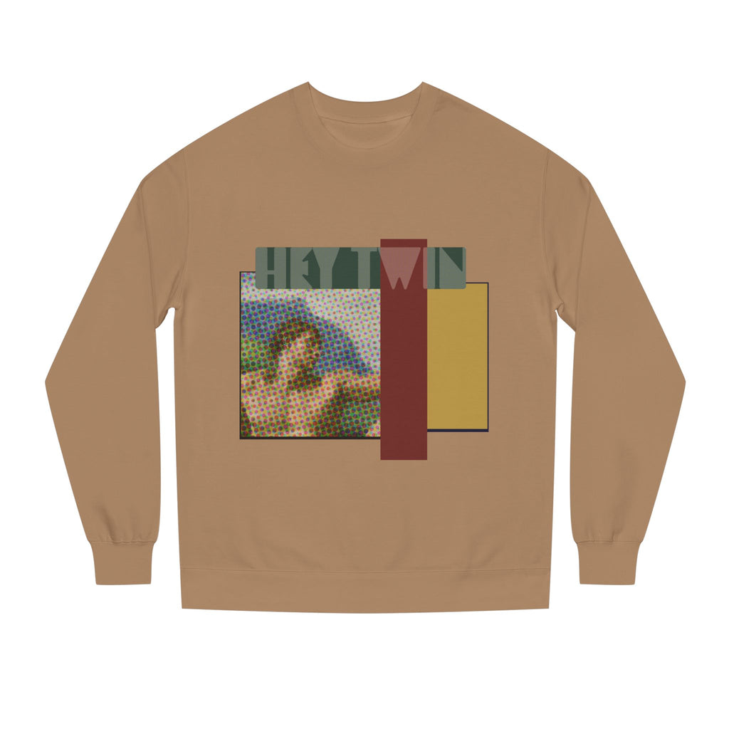 HEY TWIN / Retro Collage Crewneck — Vintage Classical Pop Art Graphic
