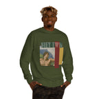 HEY TWIN / Retro Collage Crewneck — Vintage Classical Pop Art Graphic
