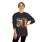 HEY TWIN / Retro Collage Crewneck — Vintage Classical Pop Art Graphic