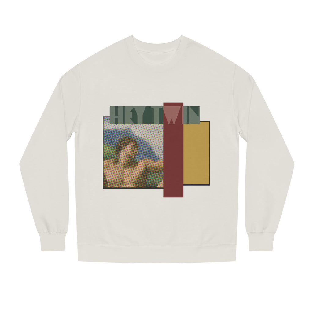 HEY TWIN / Retro Collage Crewneck — Vintage Classical Pop Art Graphic