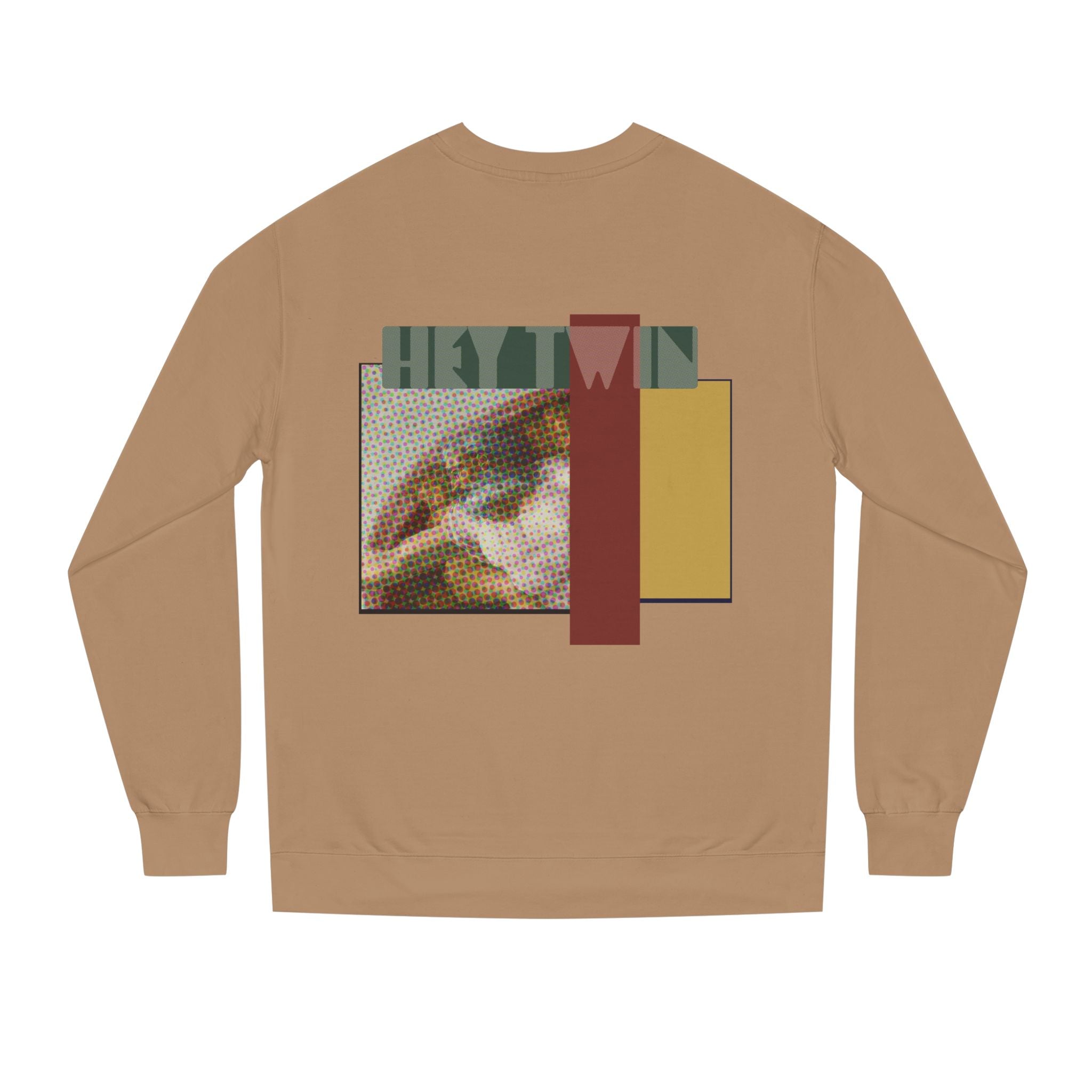 HEY TWIN / Retro Collage Crewneck — Vintage Classical Pop Art Graphic