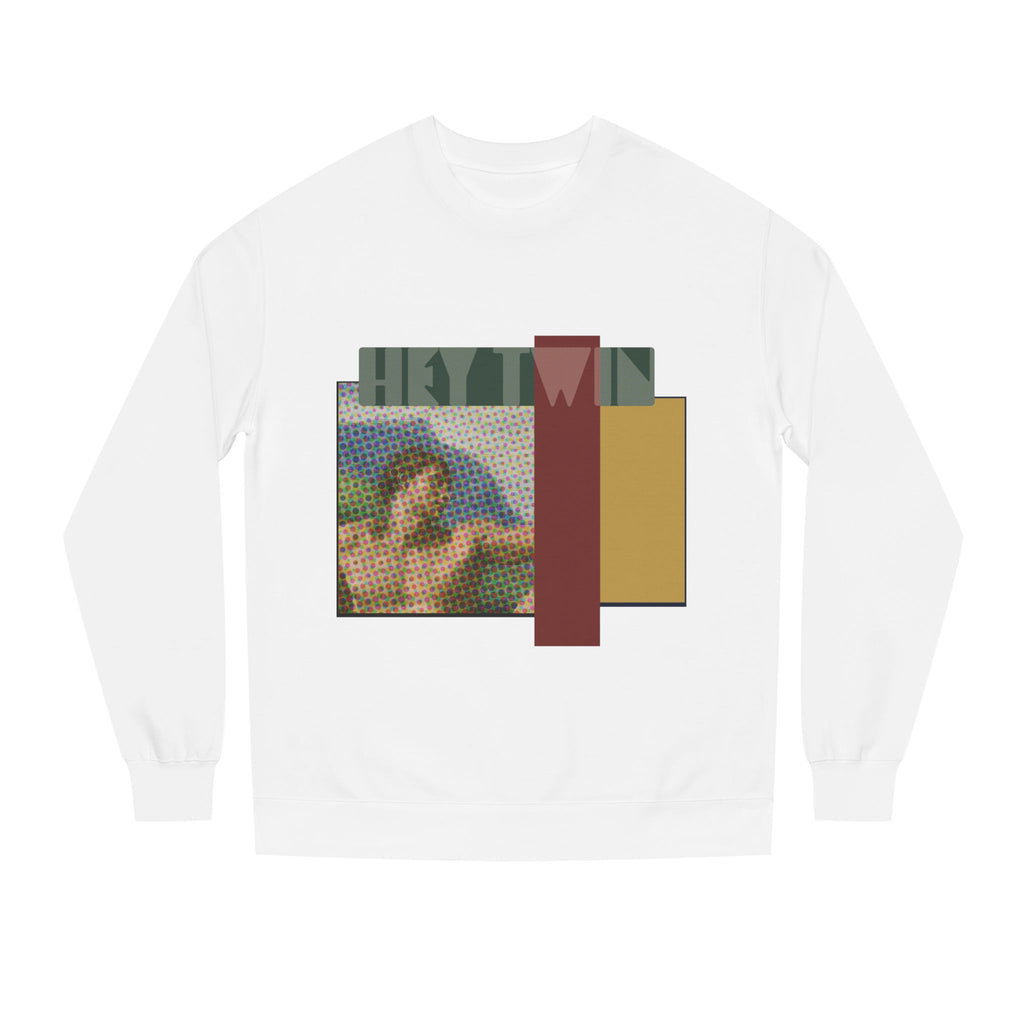 HEY TWIN / Retro Collage Crewneck — Vintage Classical Pop Art Graphic