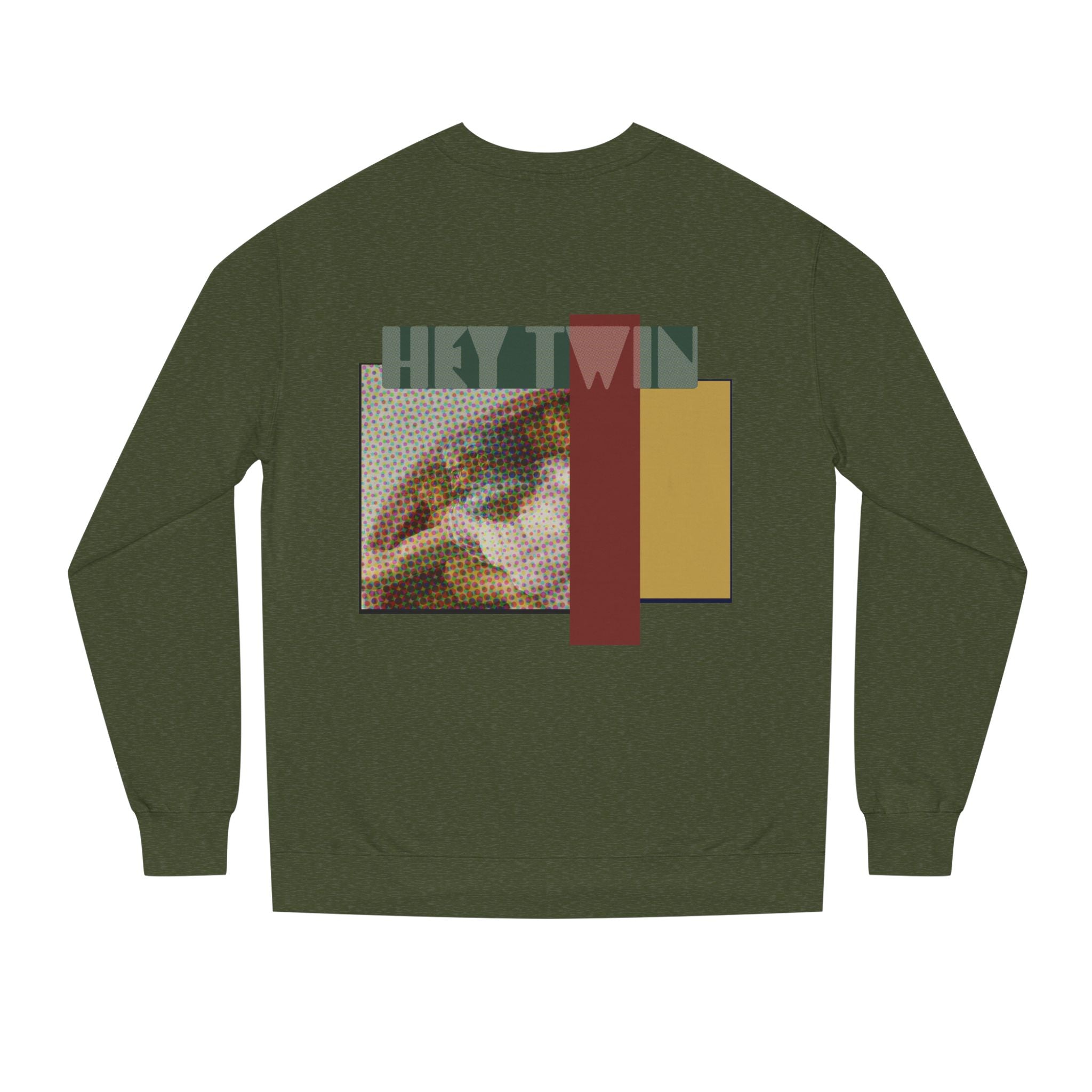 HEY TWIN / Retro Collage Crewneck — Vintage Classical Pop Art Graphic