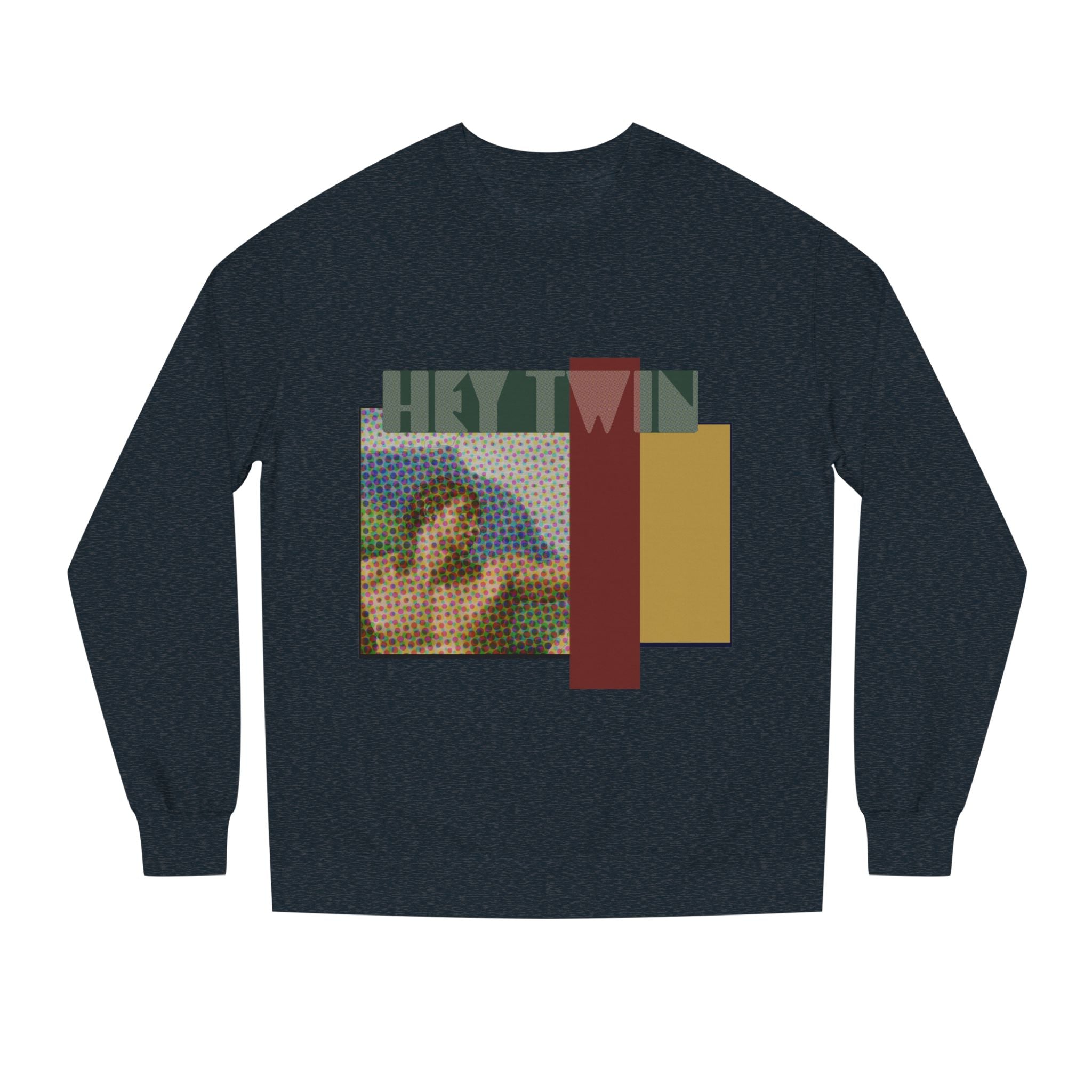 HEY TWIN / Retro Collage Crewneck — Vintage Classical Pop Art Graphic