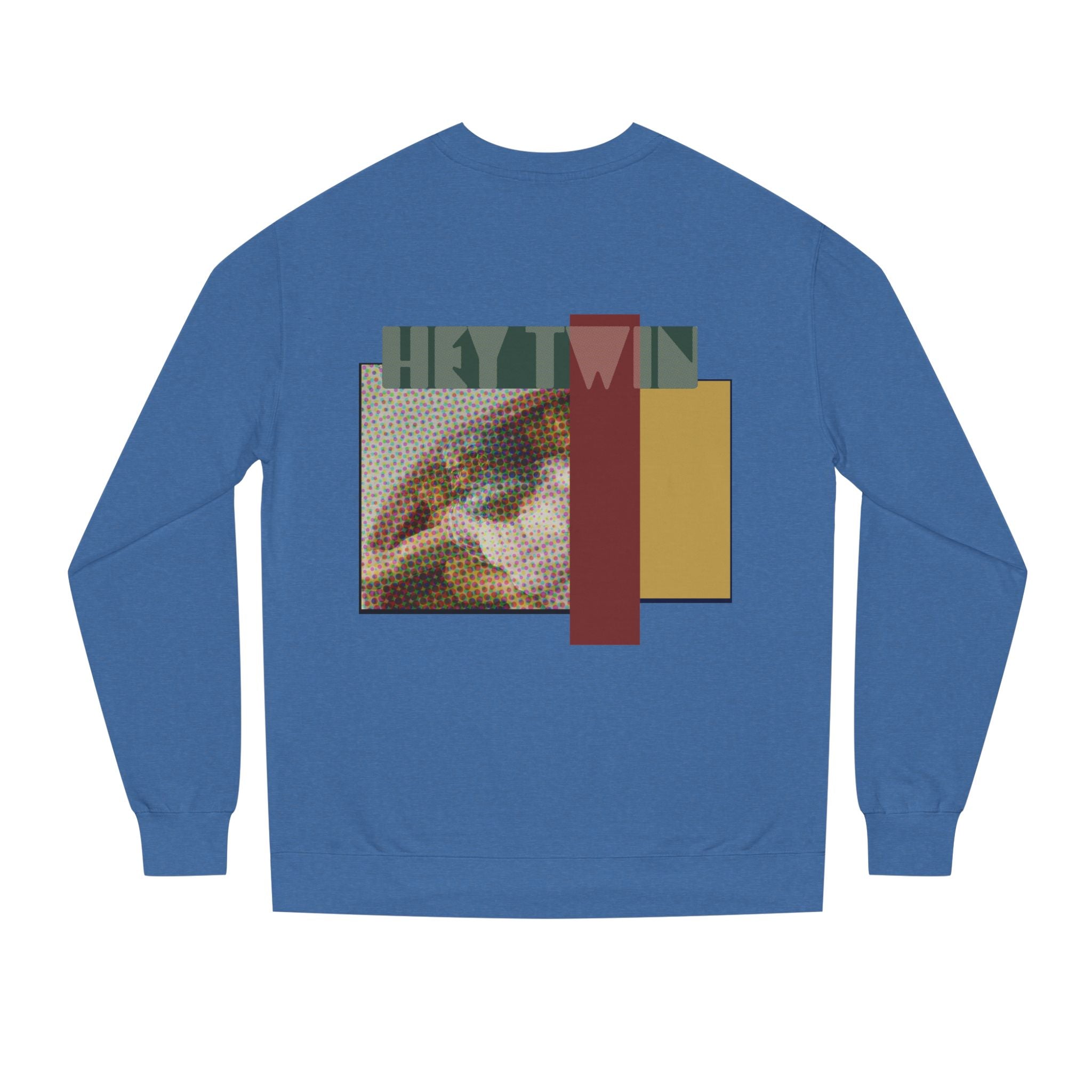 HEY TWIN / Retro Collage Crewneck — Vintage Classical Pop Art Graphic
