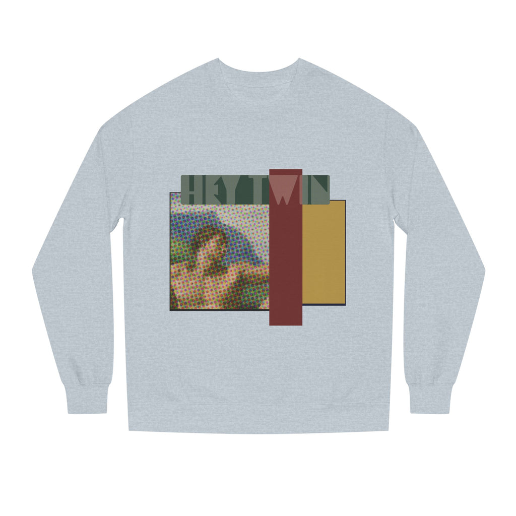 HEY TWIN / Retro Collage Crewneck — Vintage Classical Pop Art Graphic