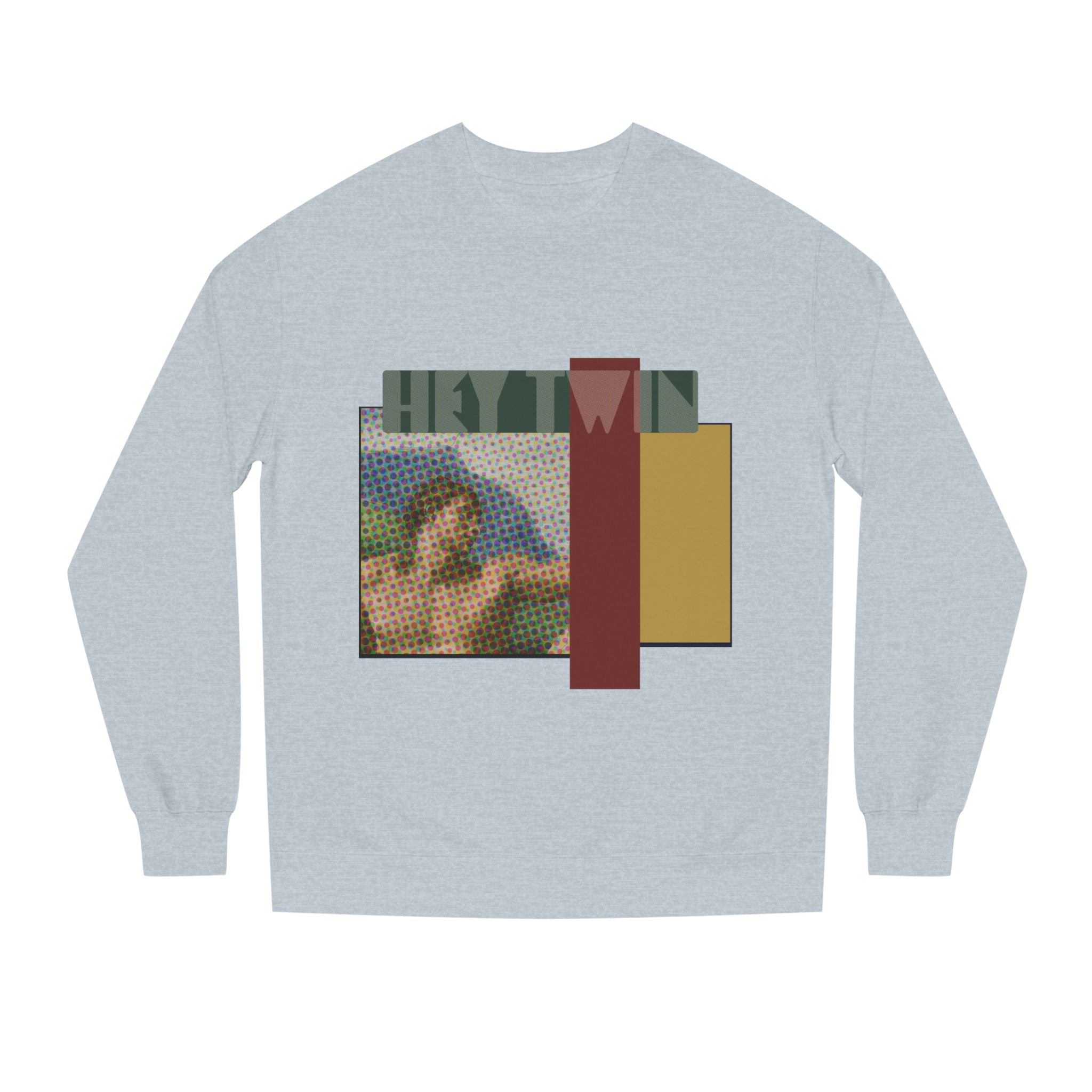 HEY TWIN / Retro Collage Crewneck — Vintage Classical Pop Art Graphic